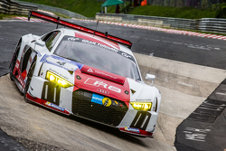 #4 Phoenix Racing Audi R8 LMS: Marc Basseng, Marcel Fässler, Mike Rockenfeller, Frank Stippler