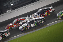 Ryan Reed, Roush Fenway Racing Ford, Erik Jones, Joe Gibbs Racing Toyota and Joey Logano, Team Penske Ford