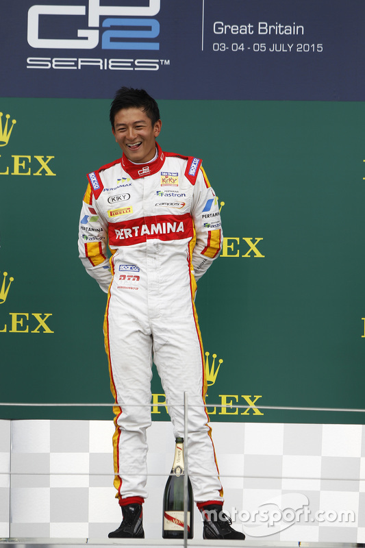 Race winner Rio Haryanto, Campos Racing