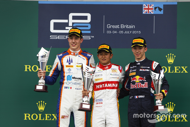Silverstone 2015: Rio Haryanto dan Campos Racing juara, Pierre Gasly dan DAMS podium ke-3