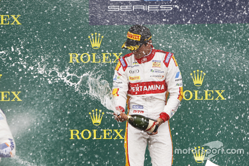 Race winner Rio Haryanto, Campos Racing