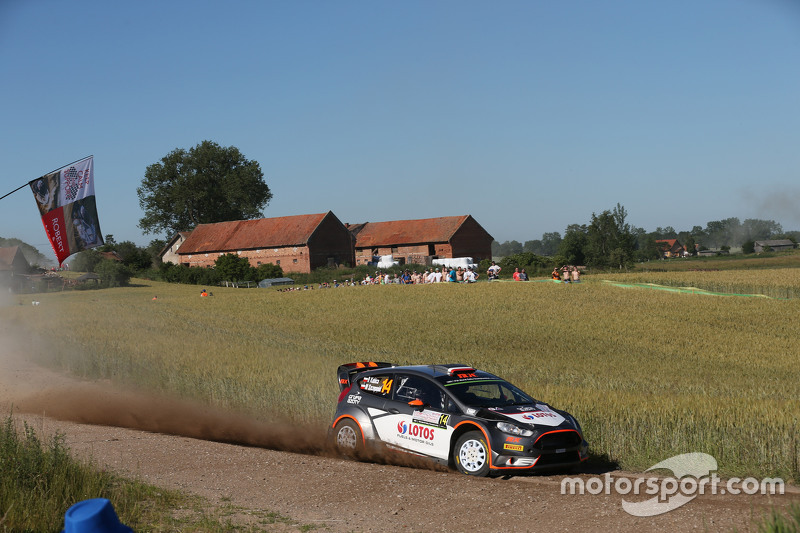 Robert Kubica and Maciek Szczepaniak, Ford Fiesta WRC