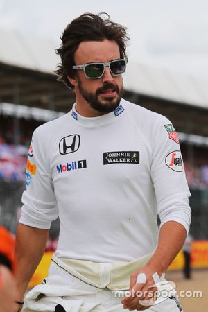 Fernando Alonso, McLaren no grid