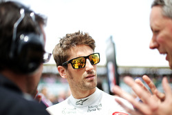 Romain Grosjean, Lotus F1 Team no grid