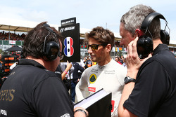 Romain Grosjean, Lotus F1 Team no grid