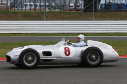 Stirling Moss, in the Mercedes W197