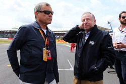 Sir Martin Sorrell, WPP CEO bersama Jean Todt, FIA President on the grid