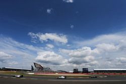 Felipe Massa, Williams FW37 leads the race from team mate Valtteri Bottas, Williams FW37, Lewis Hamilton, Mercedes AMG F1 W06 and Nico Rosberg, Mercedes AMG F1 W06