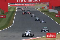 Felipe Massa, Williams FW37 aan de leiding bij de start