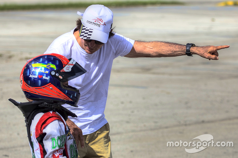 Emerson Fittipaldi jr. am Homestead Miami Speedway