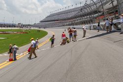 Les fans sur le banking à Daytona