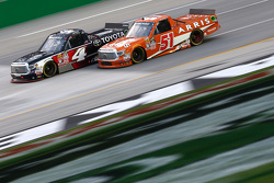Erik Jones, Kyle Busch Motorsports Toyota and Daniel Suarez, Kyle Busch Motorsports Toyota