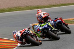 Marc Marquez, Repsol Honda Team, Jorge Lorenzo, Valentino Rossi, Yamaha Factory Racing et Dani Pedrosa, Repsol Honda Team