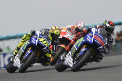 Jorge Lorenzo, Valentino Rossi, Yamaha Factory Racing e Dani Pedrosa, Repsol Honda Team