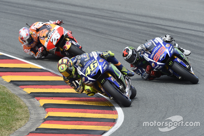 Valentino Rossi, Jorge Lorenzo, Yamaha Factory Racing e Dani Pedrosa, Repsol Honda Team