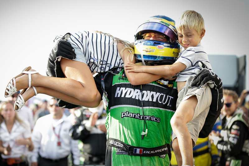 Le vainqueur Sébastien Bourdais, KV Racing Technology Chevrolet