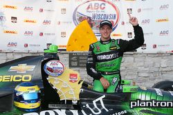 Le vainqueur Sébastien Bourdais, KV Racing Technology Chevrolet