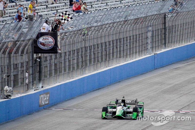 Sébastien Bourdais, KV Racing Technology Chevrolet remporte la course