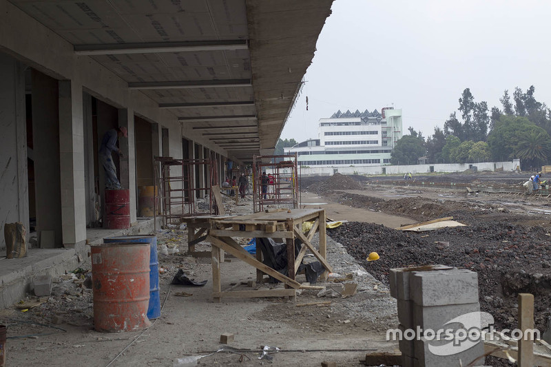 <b>Autódromo Hermanos Rodríguez</b>, zona de pits at Recorrido ...