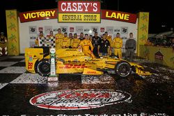 Race winner Ryan Hunter-Reay, Andretti Autosport Honda