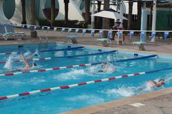 FFSA entrenamiento de pilotos en la piscina