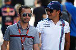Фелипе Масса, Williams, и Николя Тодт, менеджер пилота