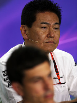 Yasuhisa Arai, Patron de Honda Motorsport lors de la conférence de presse de la FIA