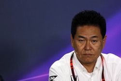 Yasuhisa Arai, Patron de Honda Motorsport lors de la conférence de presse de la FIA