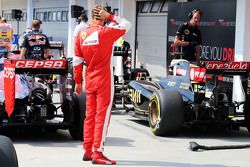 Sebastian Vettel, Ferrari en parc ferme