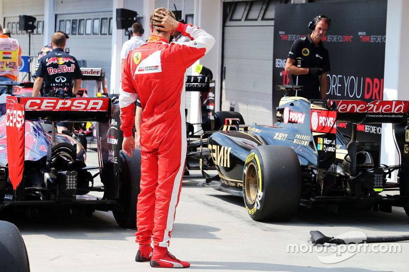Sebastian Vettel, Ferrari kapalı parkta
