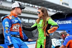 Ricky Stenhouse Jr., Roush Fenway Racing Ford and Danica Patrick, Stewart-Haas Racing Chevrolet