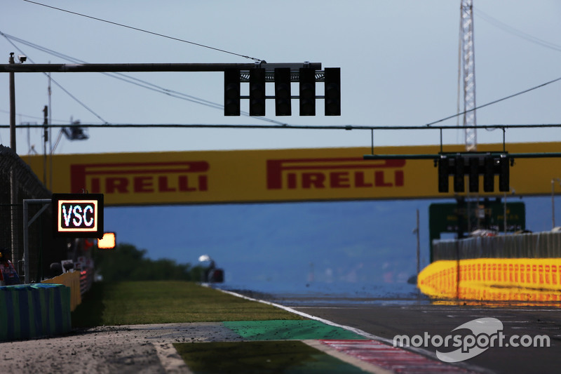 Un affichage Virtual Safety Car