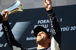 Даниэль Риккардо, Red Bull Racing празднует третье место на подиуме