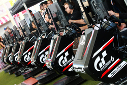 Drivers compete on the Playstation platform