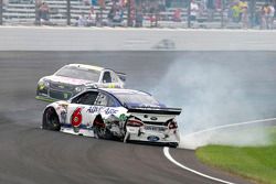 Trevor Bayne, Roush Fenway Racing Ford crashes