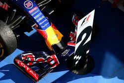 La voiture de Daniil Kvyat, Red Bull Racing