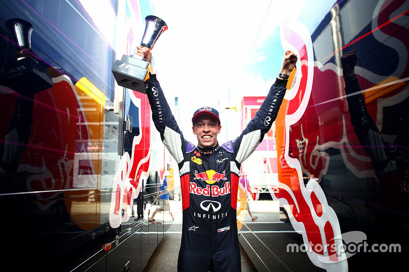 Second place Daniil Kvyat, Red Bull Racing