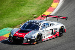 #2 Belgian Audi Club Team WRT Audi R8 LMS: Frank Stippler, Stéphane Ortelli, Nico Müller