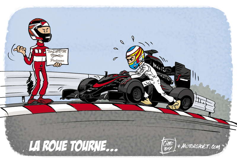 GP de Hongrie - Les difficultés d'Alonso et Räikkönen