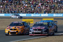 Craig Lowndes, Triple Eight Race Engineering Holden and Shane van Gisbergen, Tekno Autosports Holden