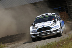 Ott Tanak et Molder Raigo, M-Sport Ford Fiesta WRC