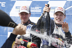ganadores Jari-Matti Latvala y Miikka Anttila, Volkswagen Polo WRC, Volkswagen Motorsport