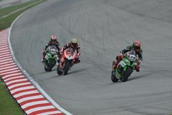 Tom Sykes, Kawasaki, Chaz Davies, Ducati Team and Jonathan Rea, Kawasaki