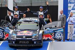 Second place Sébastien Ogier and Julien Ingrassia, Volkswagen Polo WRC, Volkswagen Motorsport