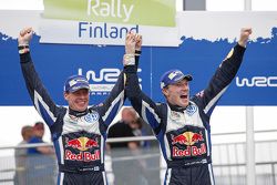 Winners Jari-Matti Latvala and Miikka Anttila, Volkswagen Polo WRC, Volkswagen Motorsport