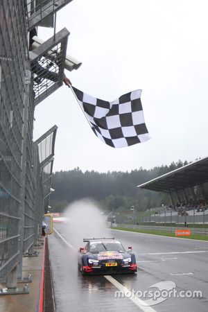 Race winner: Mattias Ekström, Audi Sport Team Abt Sportsline, Audi A5 DTM