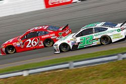 Jeb Burton, BK Racing Toyota and Travis Kvapil