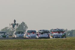 Juan Martin Trucco, JMT Motorsport Dodge and Emanuel Moriatis, Alifraco Sport Ford and Christian Ledesma, Jet Racing Chevrolet and Diego de Carlo, JC Competicion Chevrolet and Gaston Mazzacane, Coiro Dole Racing Chevrolet