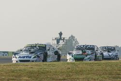 Diego de Carlo, JC Competicion Chevrolet y Gaston Mazzacane, Coiro Dole Racing Chevrolet y Laureano