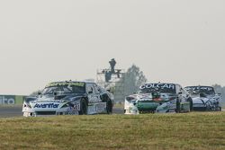 Diego de Carlo, JC Competicion Chevrolet y Gaston Mazzacane, Coiro Dole Racing Chevrolet y Laureano 